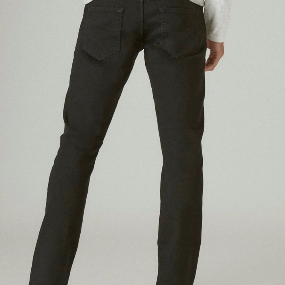 Lucky Brand Mens 110 Skinny Jeans Black Wash stretch jeans 32x30